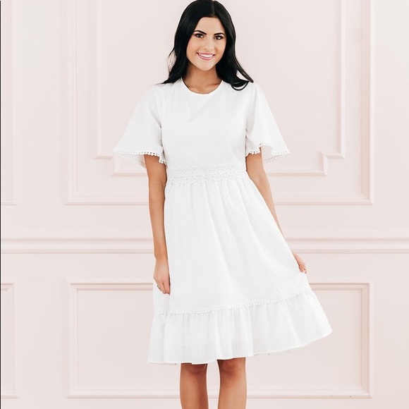 rachel parcell white dress